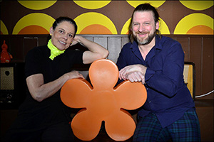 Mieke Devolder en Steven Boussen van eetcafe Orange in Moorsele